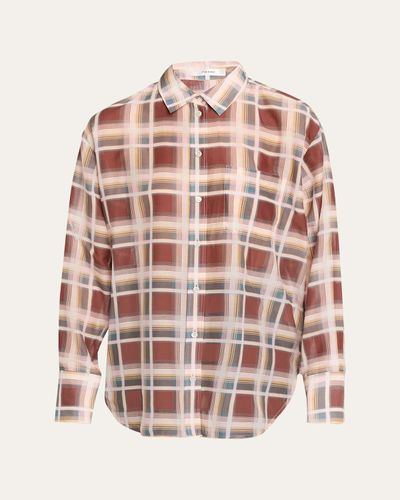 FRAME The Plaid Boy Shirt