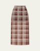 FRAME The Plaid Organza Skirt - 1