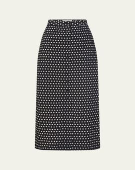 FRAME The Polka Dot Skirt
