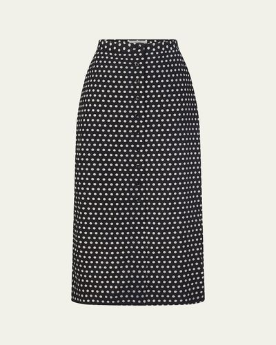 FRAME The Polka Dot Skirt