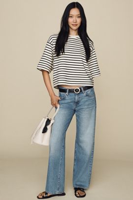 FRAME The Saturday Low-Rise Straight-Leg Jeans