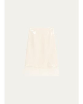 FRAME The Sequin Silk Midi Skirt