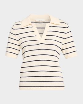 FRAME The Striped Relaxed Polo