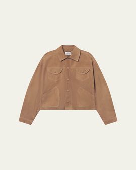 FRAME The Suede Utility Jacket