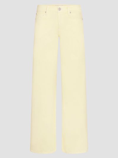 FRAME Women's Amelia Gray x FRAME The Gray Low-Rise Wide-Leg Denim Pants