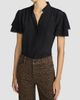 FRAME Women's Arcadia Silk Short-Sleeve Top - 2