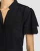 FRAME Women's Arcadia Silk Short-Sleeve Top - 4
