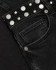 Frame Women's Le Sleek Studded Stretch Straight-Leg Jeans - 7