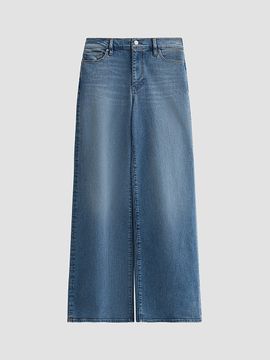 FRAME Women's Le Slim Palazzo Long Jeans