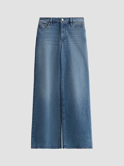 FRAME Women's Le Slim Palazzo Long Jeans