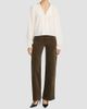 FRAME Women's Le Slim Palazzo Modernist Pocket Corduroy Pants - 10