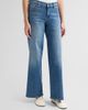 FRAME Women's Le Slim Stretch-Denim Low-Rise Wide-Leg Jeans - 4