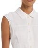 FRAME Women's Linen Cap-Sleeve Mini-Shirtdress - 5