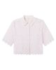 FRAME Women's Paisley Eyelet Crop Shirt - 1