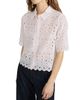 FRAME Women's Paisley Eyelet Crop Shirt - 5