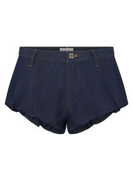 FRAME Women's Shell Cotton Denim Shorts