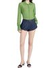 FRAME Women's Shell Cotton Denim Shorts - 2