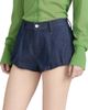 FRAME Women's Shell Cotton Denim Shorts - 5