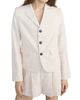 FRAME Women's Striped Cotton-Blend Single-Breasted Blazer - 4