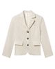 FRAME Women's Striped Cotton-Blend Single-Breasted Blazer - 9