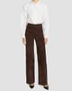 FRAME Women's Suede Slim Wide-Leg Pants - 2