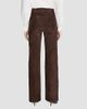 FRAME Women's Suede Slim Wide-Leg Pants - 3