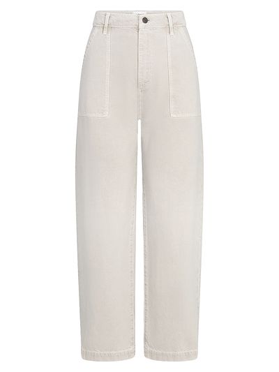 FRAME Women's The Bow Cotton Cargo Pants