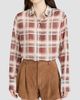 FRAME Women's The Boy Plaid Cotton-Silk Shirt - 4