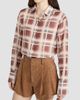 FRAME Women's The Boy Plaid Cotton-Silk Shirt - 6