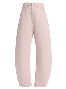 FRAME Women's The Bubble Cotton Barrel-Leg Jeans