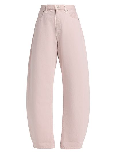 FRAME Women's The Bubble Cotton Barrel-Leg Jeans