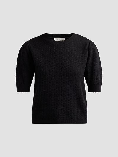 FRAME Women's The Gathered Honeycomb Sweater