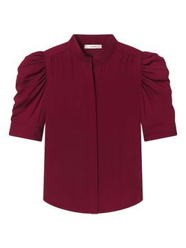 FRAME Women's The Gillian Silk Top