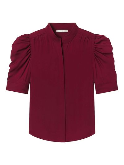 FRAME Women's The Gillian Silk Top