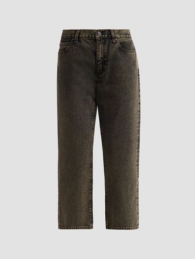 FRAME Women's The Hang Wide-Leg Crop Jeans