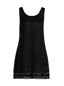 FRAME Women's The Heirloom Lace-Trim Minidress