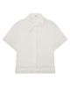 FRAME Women's The Heirloom Lace-Trim Shirt - 1
