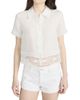 FRAME Women's The Heirloom Lace-Trim Shirt - 4