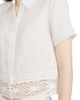 FRAME Women's The Heirloom Lace-Trim Shirt - 7