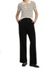 Frame Women's The Keyhole Striped Cotton-Blend Polo Shirt - 2