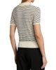 Frame Women's The Keyhole Striped Cotton-Blend Polo Shirt - 5