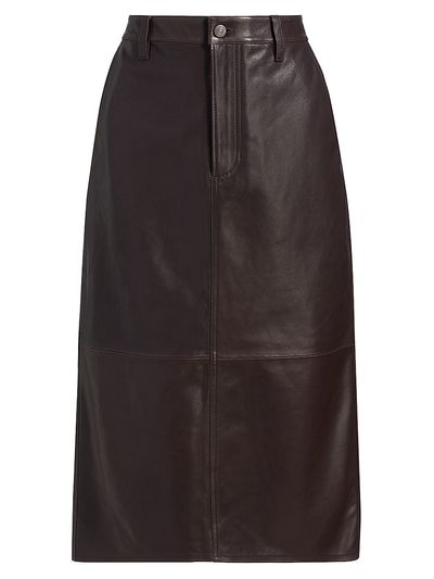 Frame Women's The Leather Trouser Skirt