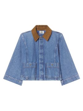 FRAME Women's The Mini Denim Swing Jacket