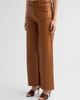 FRAME Women's The Modernist Leather Slim-Fit Palazzo Pants - 4