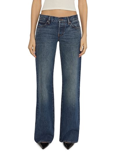 FRAME Women's The Pixie Gray Slim Jeans