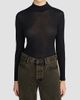 FRAME Women's The Shadow Cotton Turtleneck - 4