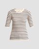 FRAME Women's The Stripe Pointelle-Knit Top - 6