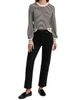 FRAME Women's The Striped Cotton-Blend Sweater - 2