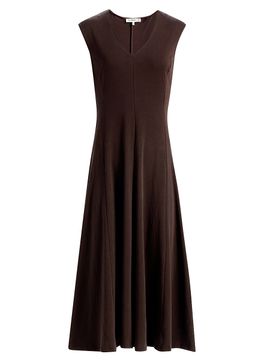 Frame Women's The Studio Cotton Jersey A-Line Midi-Dress
