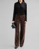 FRAME Women's The Suede Gray Pants - 2